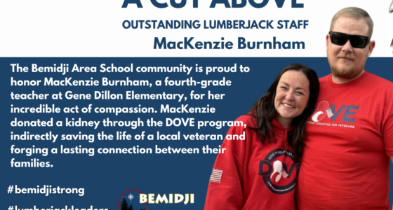 Outstanding Lumberjack Staff: MacKenzie Burnham